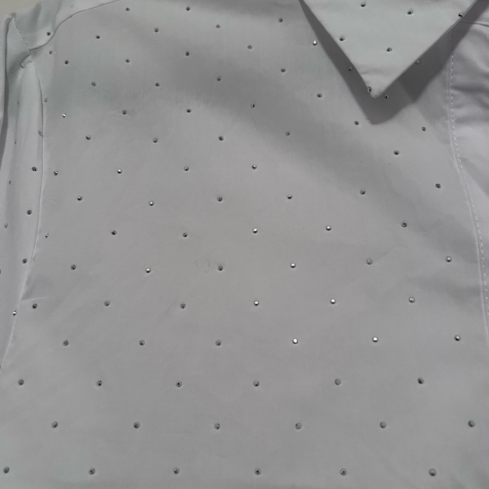 Velvet Heart Los Angeles - Sparkle Studded White Top